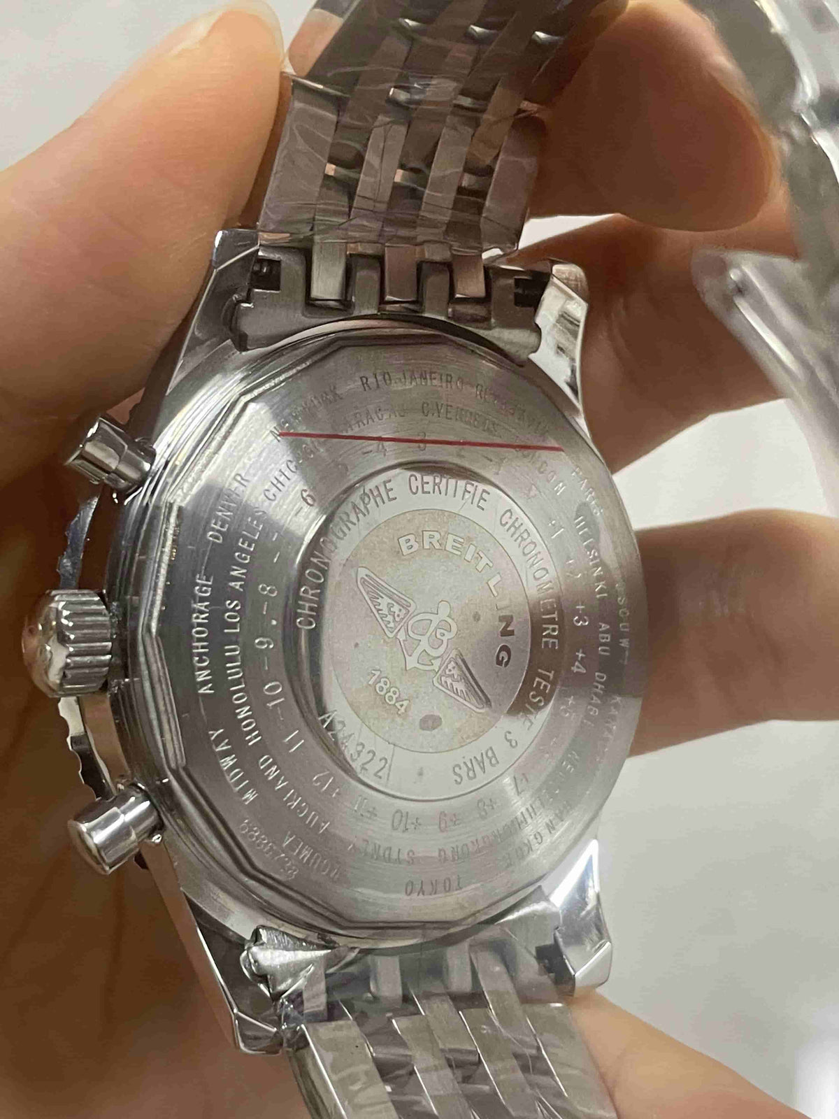Replica Stainless Steel Japanese Vk63 Quartz Movement Watch BL49