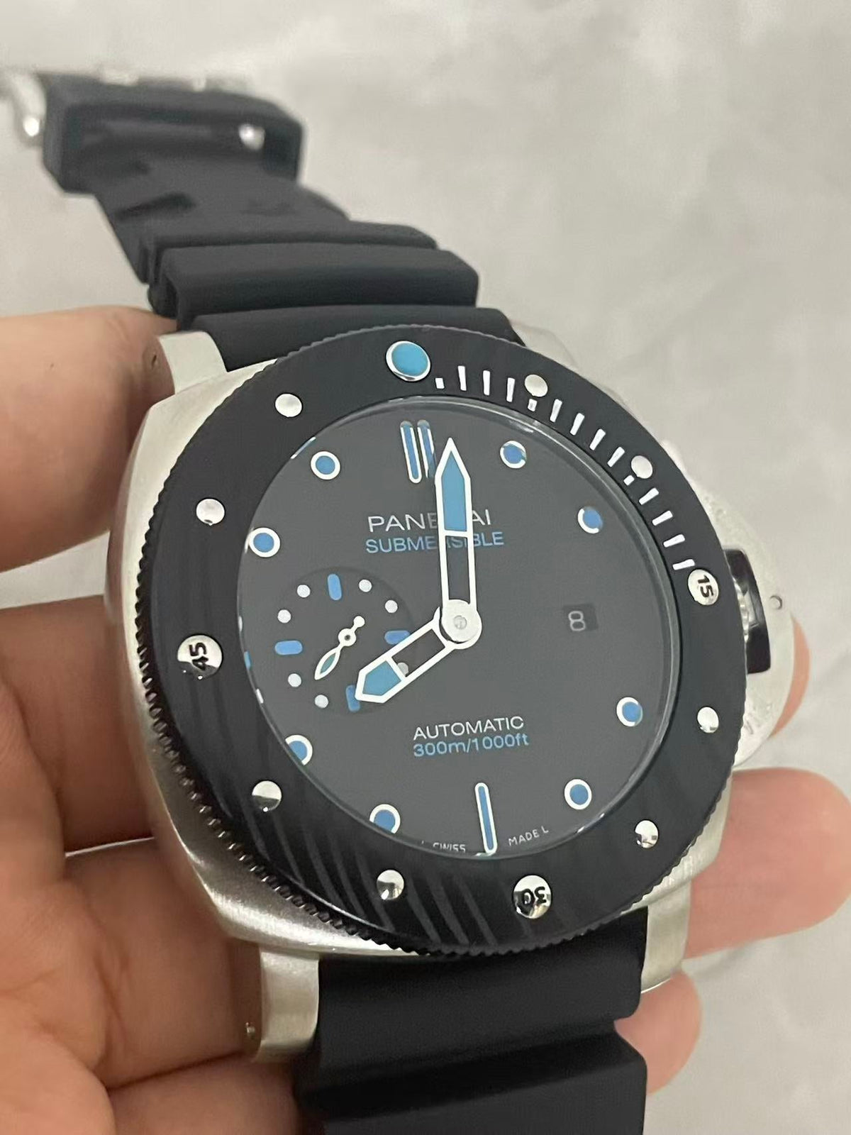 Replica SUBMERSIBLE 904L Stainless Steel Automatic Mechanical Watch Mens Watches 47MM