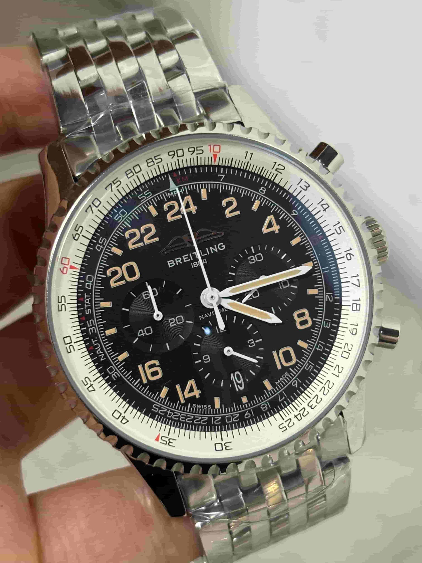 Replica Stainless Steel Japanese Vk Quartz Movement Watch BL202