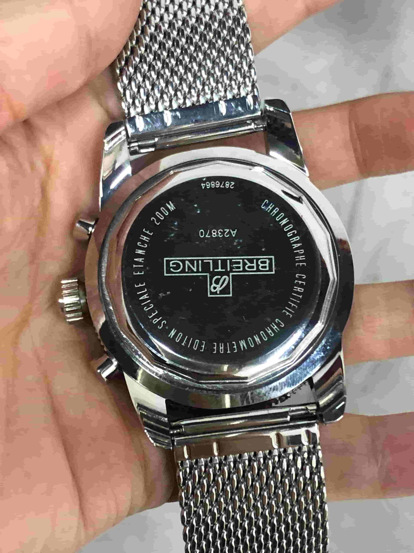 Replica Stainless Steel Japanese Vk63 Quartz Movement Watch BL52