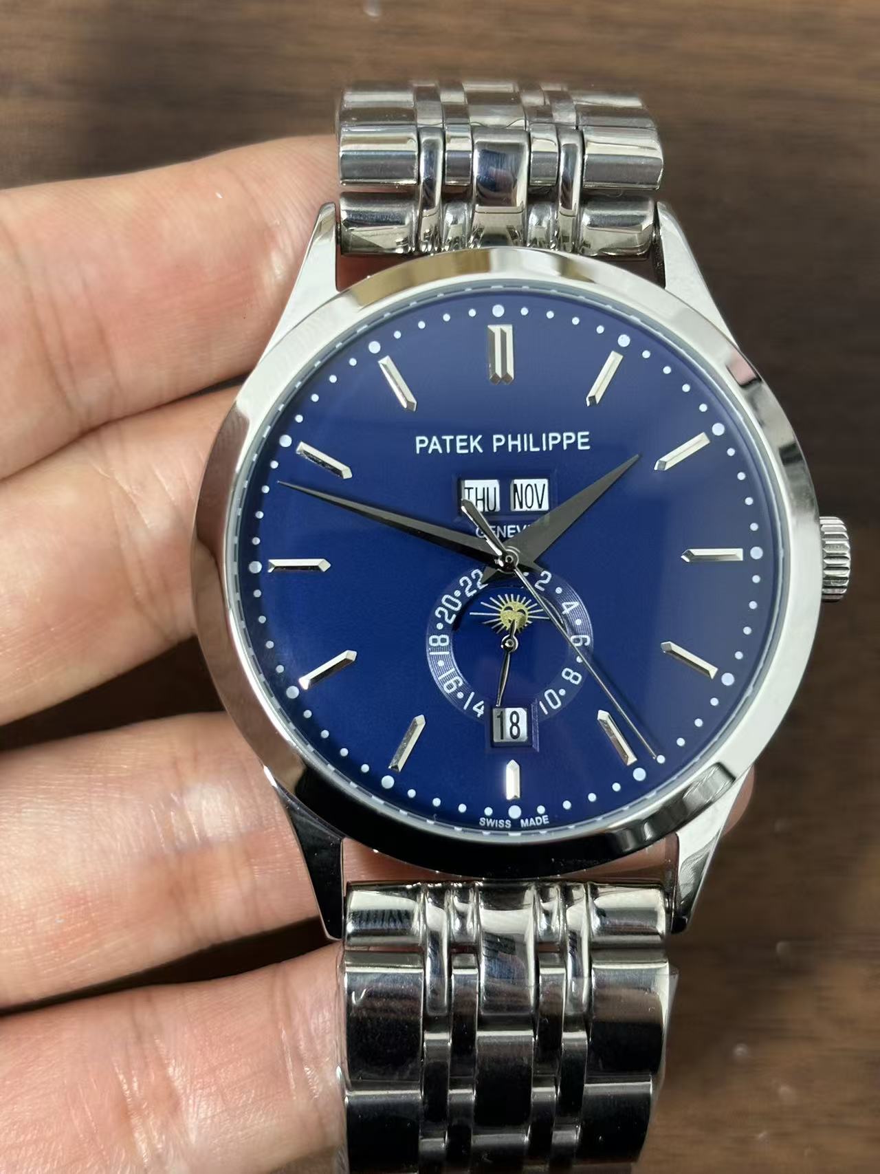 Replica 904l Stainless Steel Automatic Mechanical Watch 40mm