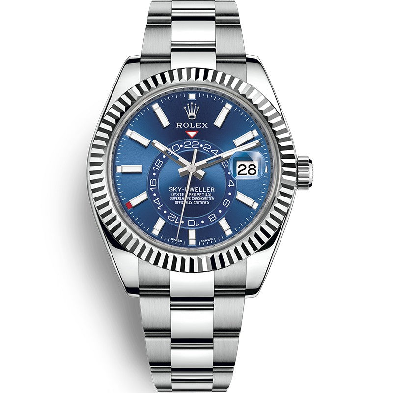Automatic Watch for Men Replica Sky Dweller Blue Dial 40mm R061207