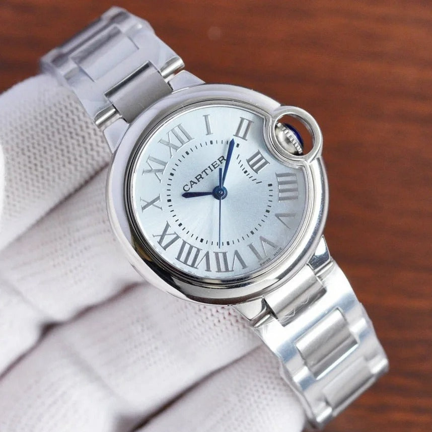 Ballon Bleu WSBB0068 904l Stainless Steel Automatic Mechanical Watch 33mm-1