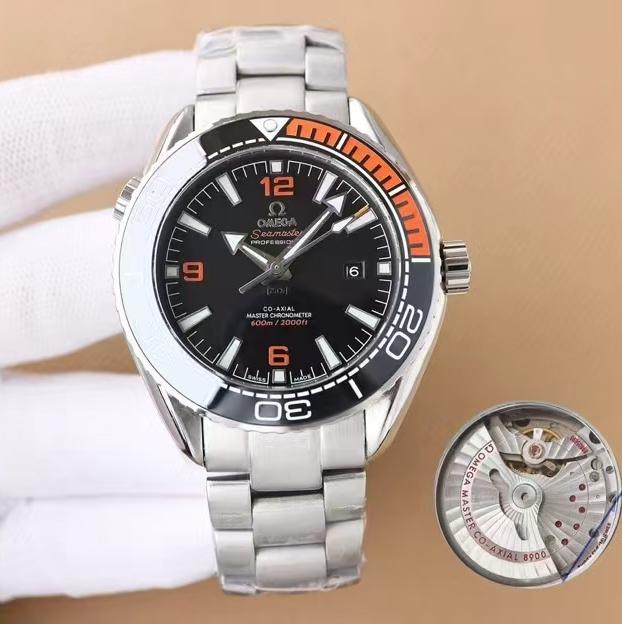 Automatic Mechanical Watch Replica Seamaster Black Dial 062203