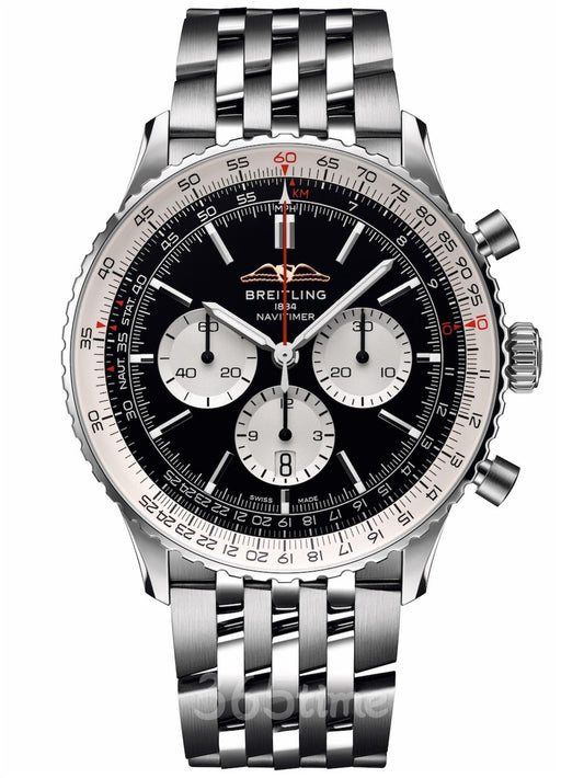 Replica Aviation Timing B01 46MM Stainless Steel Watch