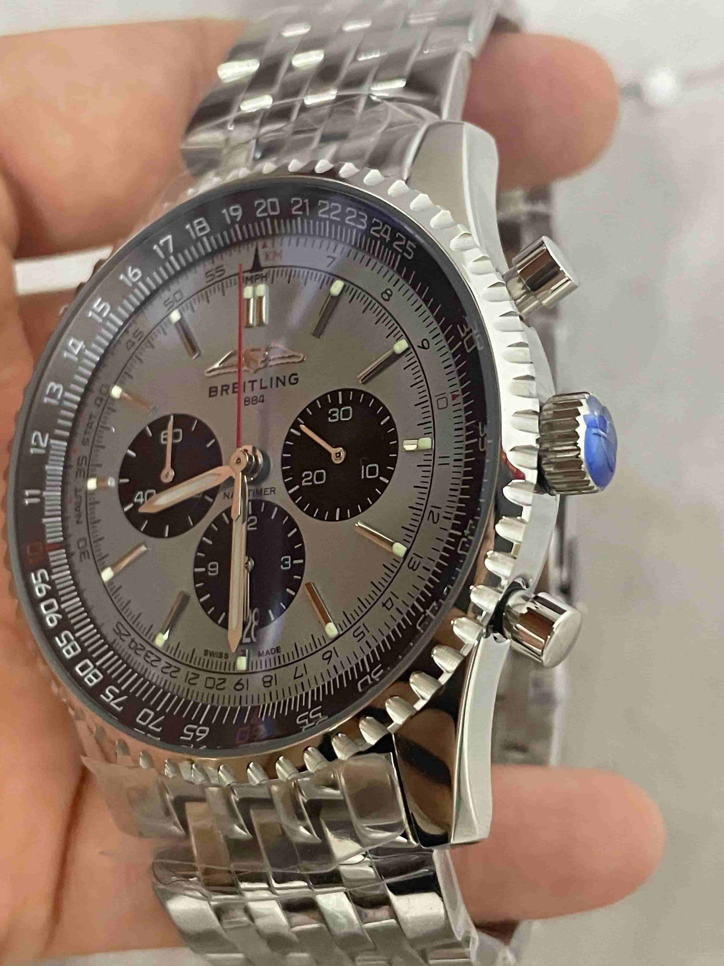 Replica Stainless Steel Japanese Vk63 Quartz Movement Watch BL62