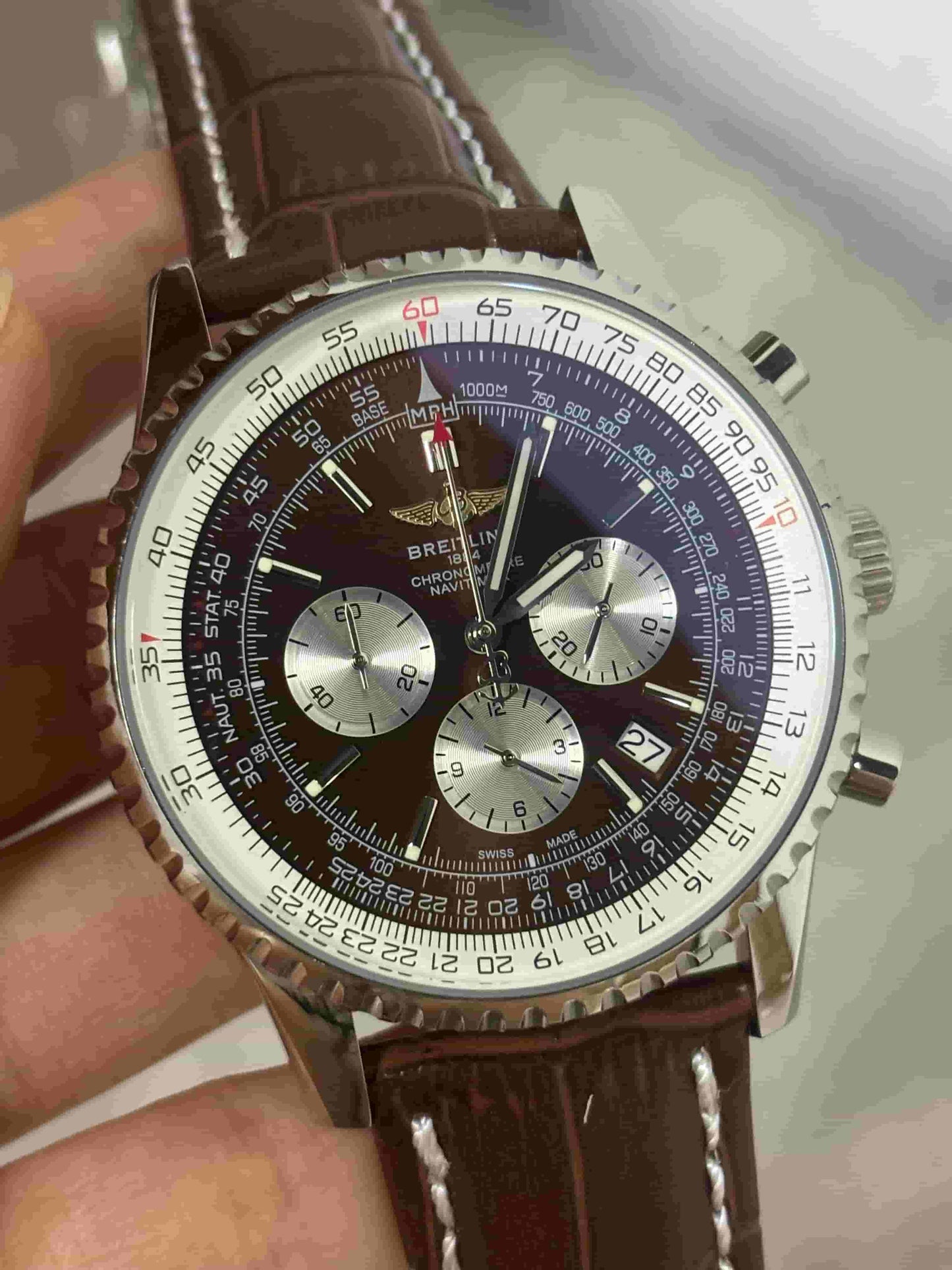 Replica Stainless Steel Japanese Vk Quartz Movement Watch  BL194