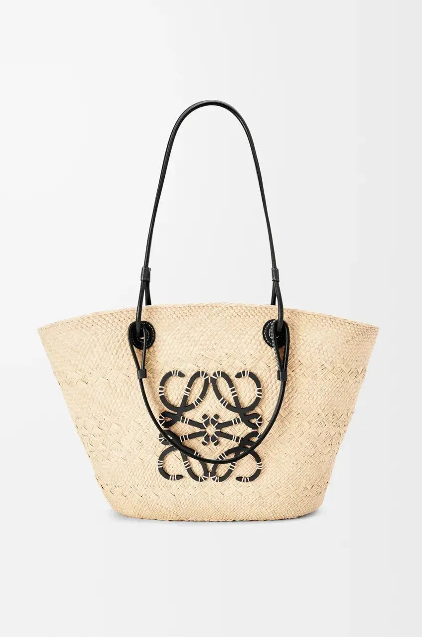 Luxurious Palm Leaf and Natural Tan LYW Basket-18 mysite