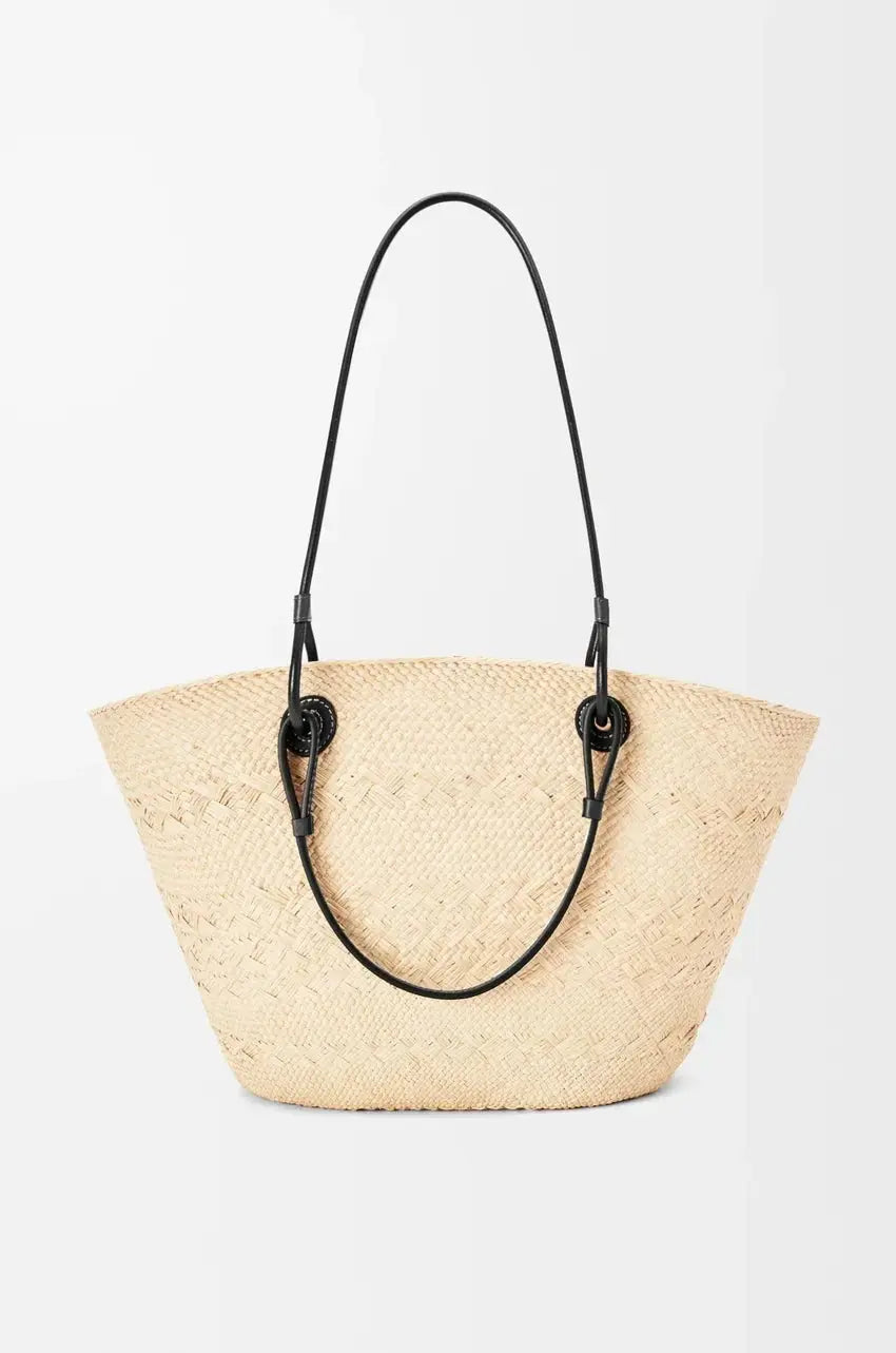 Luxurious Palm Leaf and Natural Tan LYW Basket-18 mysite