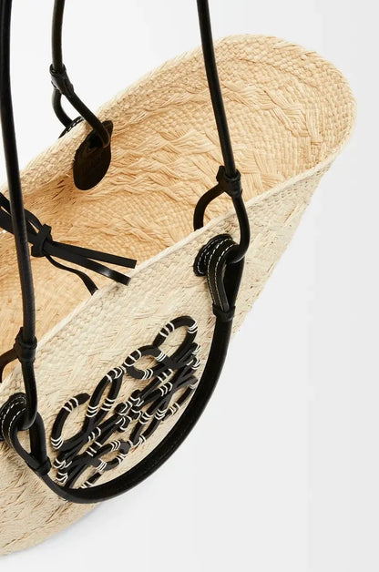 Luxurious Palm Leaf and Natural Tan LYW Basket-18 mysite