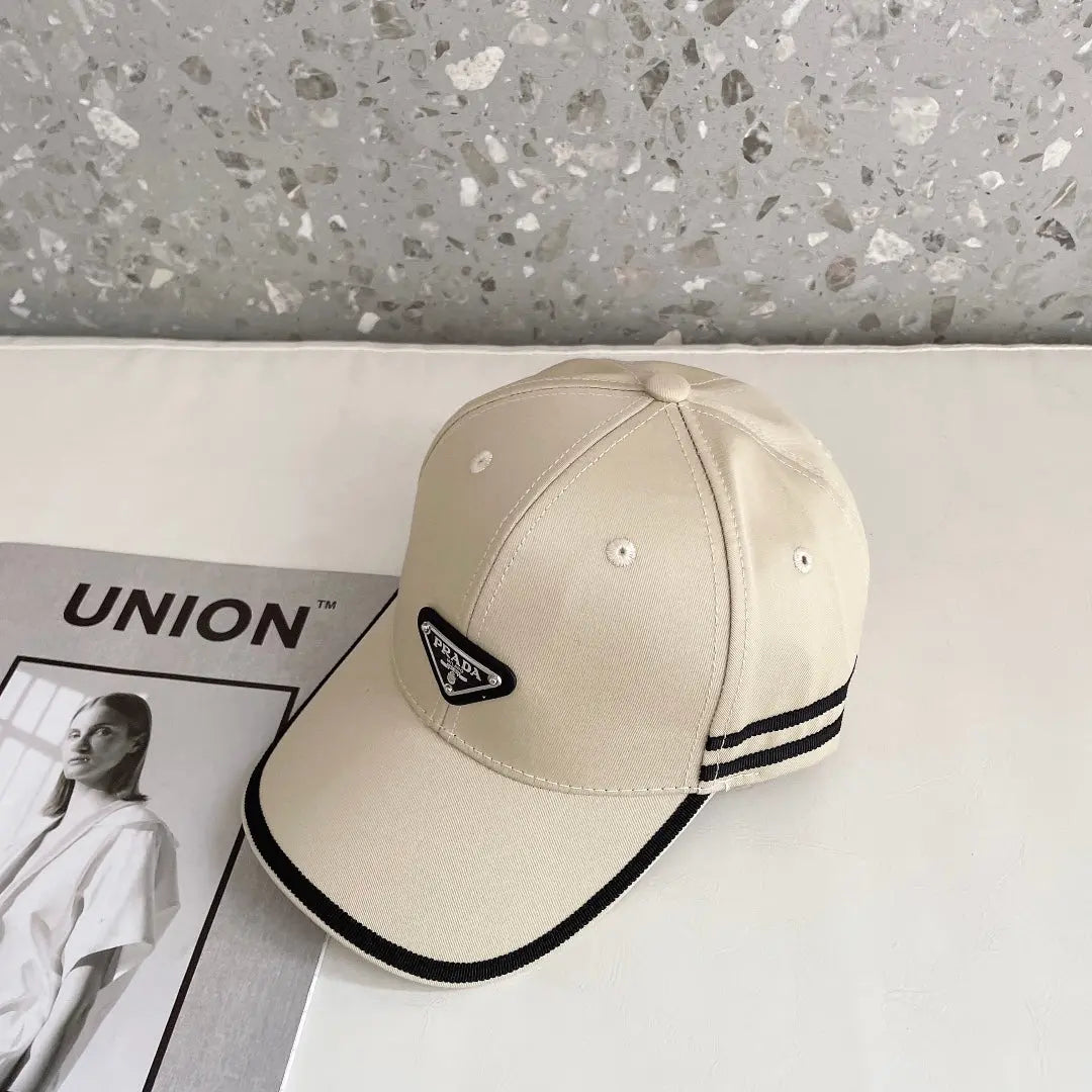 Fashion Triangle Logo Baseball Cap | Luxury Designer Cotton Hat-s2 mysite