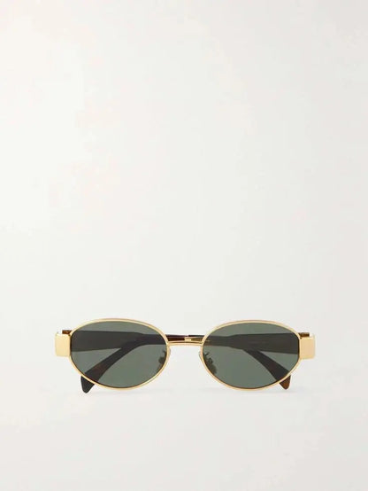 Oval-frametone METAL SUNGLASSESs-sss62 mysite