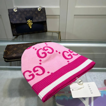 Classic GG Jacquard Wool Knit Beanie | Luxury Designer Winter Hat-s2 mysite
