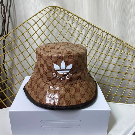 Classic Crystal Canvas Trefoil Bucket Hat-s2 mysite