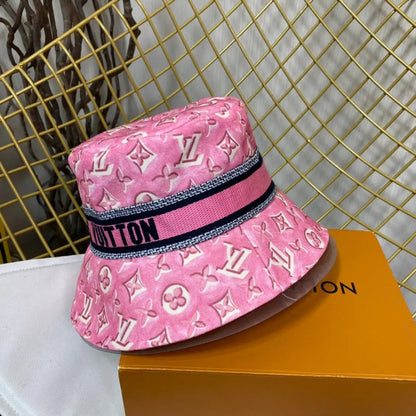 Luxury Monogram Webbing Bucket Hat-s2 mysite