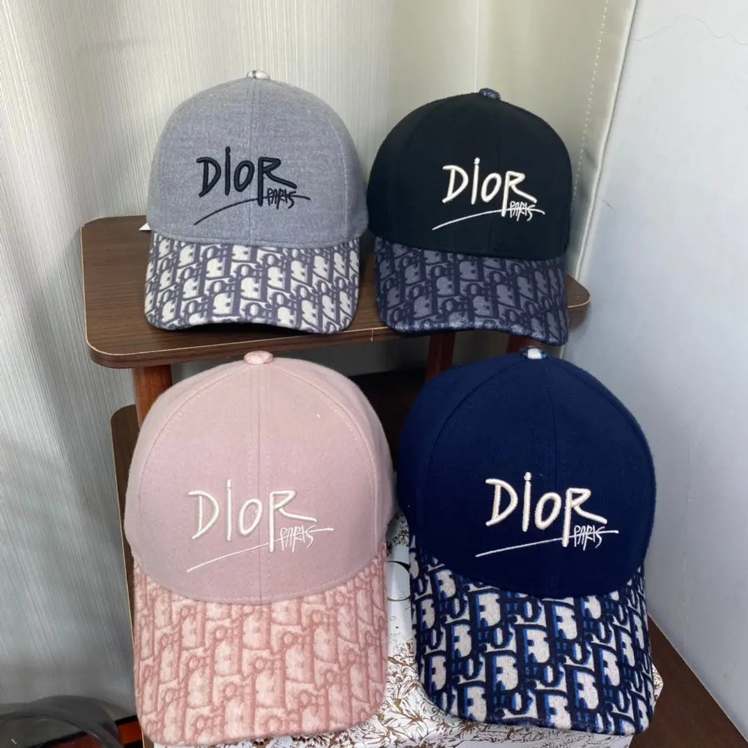 Vintage Oblique Wool Baseball Cap | Luxury Designer Hat-s2 mysite