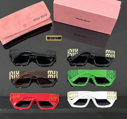 Fashion Square Cat-Eye Sunglasses 6037s-sss62 mysite
