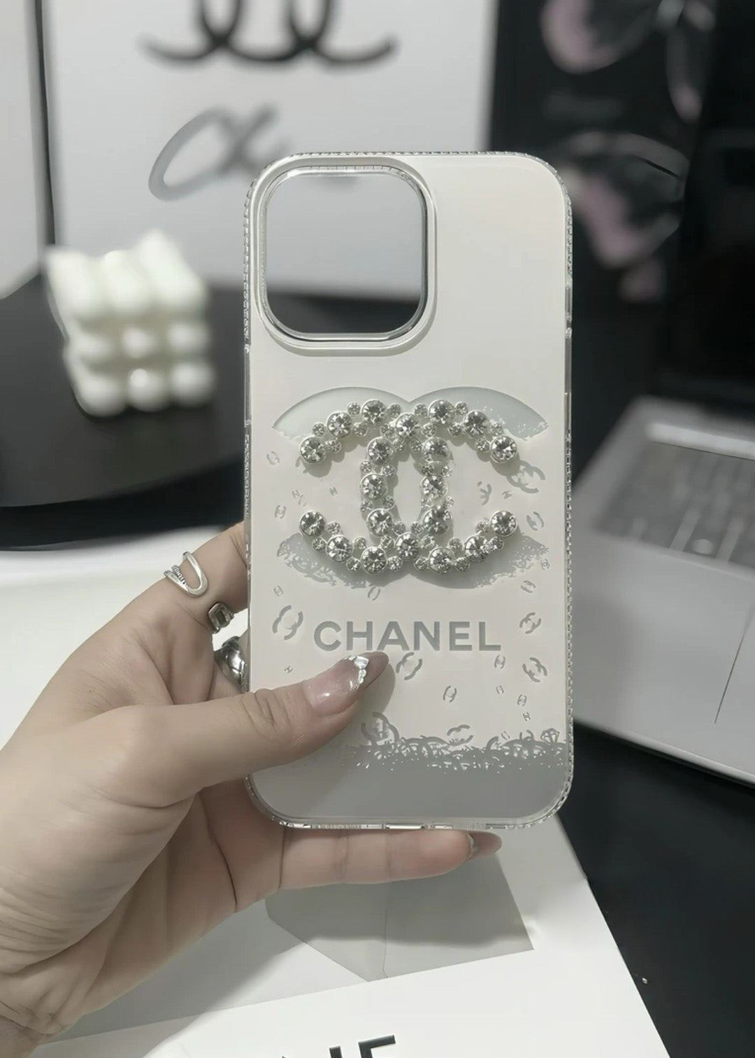 Elegant Luxury Crystal iPhone Case With Bracelet Strap mysite