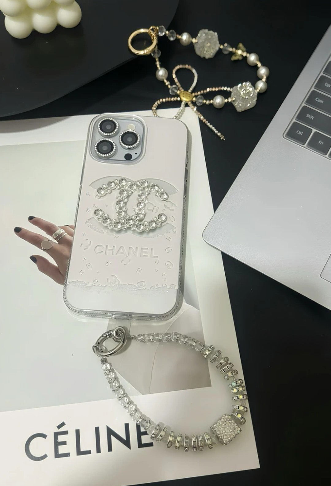 Elegant Luxury Crystal iPhone Case With Bracelet Strap mysite