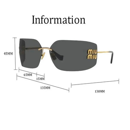 Fashionable frameless sunglassess-sss62 mysite
