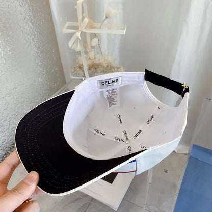 CELINE Embroidered Cotton Baseball Cap | Luxury Designer Adjustable Hat-s2 mysite