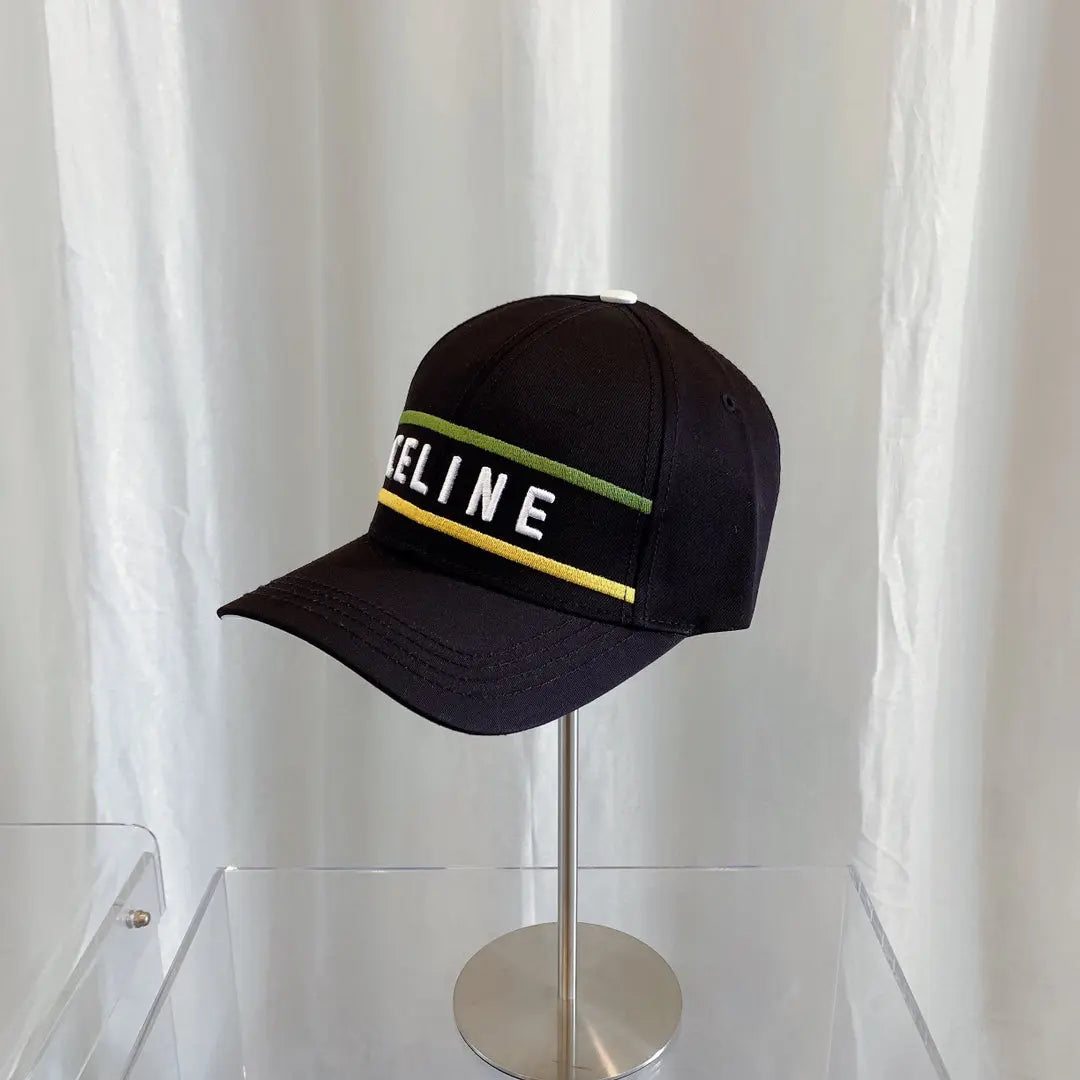 CELINE Embroidered Cotton Baseball Cap | Luxury Designer Adjustable Hat-s2 mysite