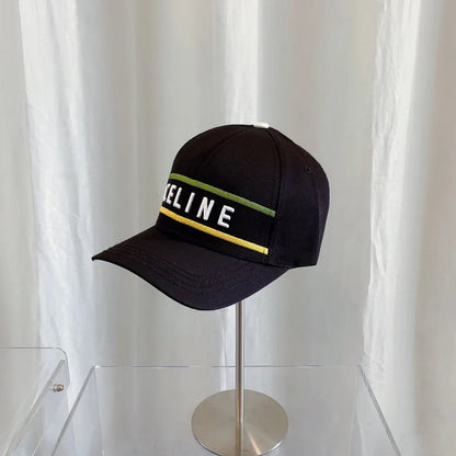 CELINE Embroidered Cotton Baseball Cap | Luxury Designer Adjustable Hat-s2 mysite