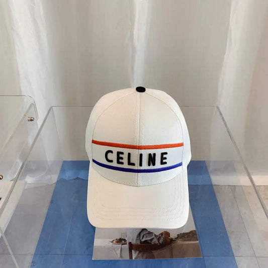 CELINE Embroidered Cotton Baseball Cap | Luxury Designer Adjustable Hat-s2 mysite