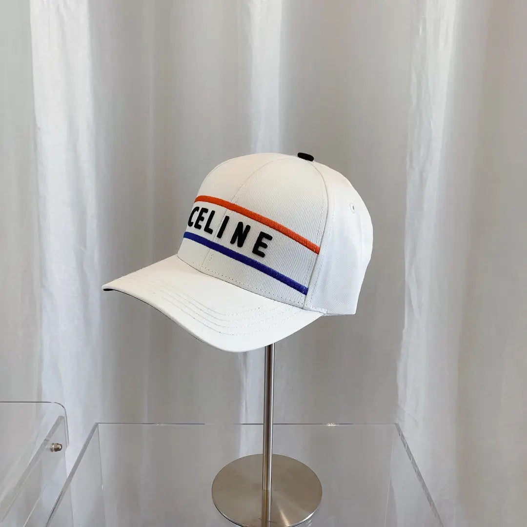 CELINE Embroidered Cotton Baseball Cap | Luxury Designer Adjustable Hat-s2 mysite