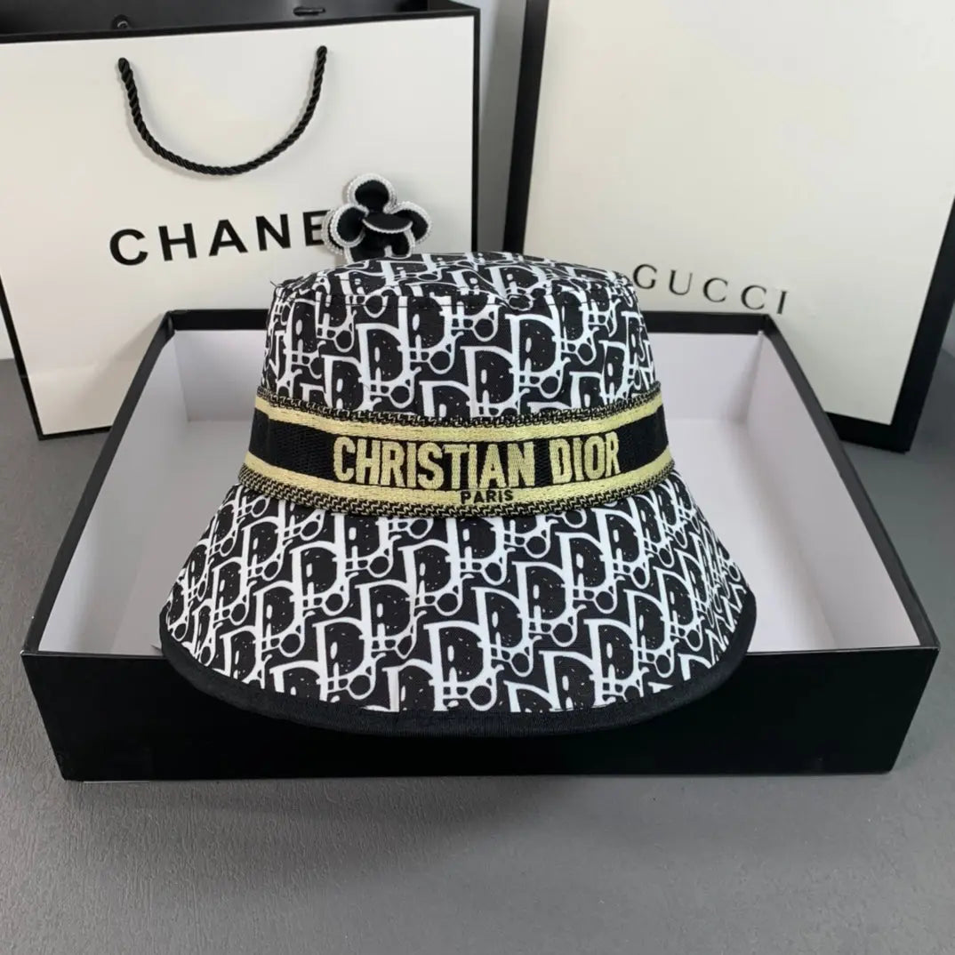 Classic Vintage Embroidered Webbing Bucket Hat-s2 mysite