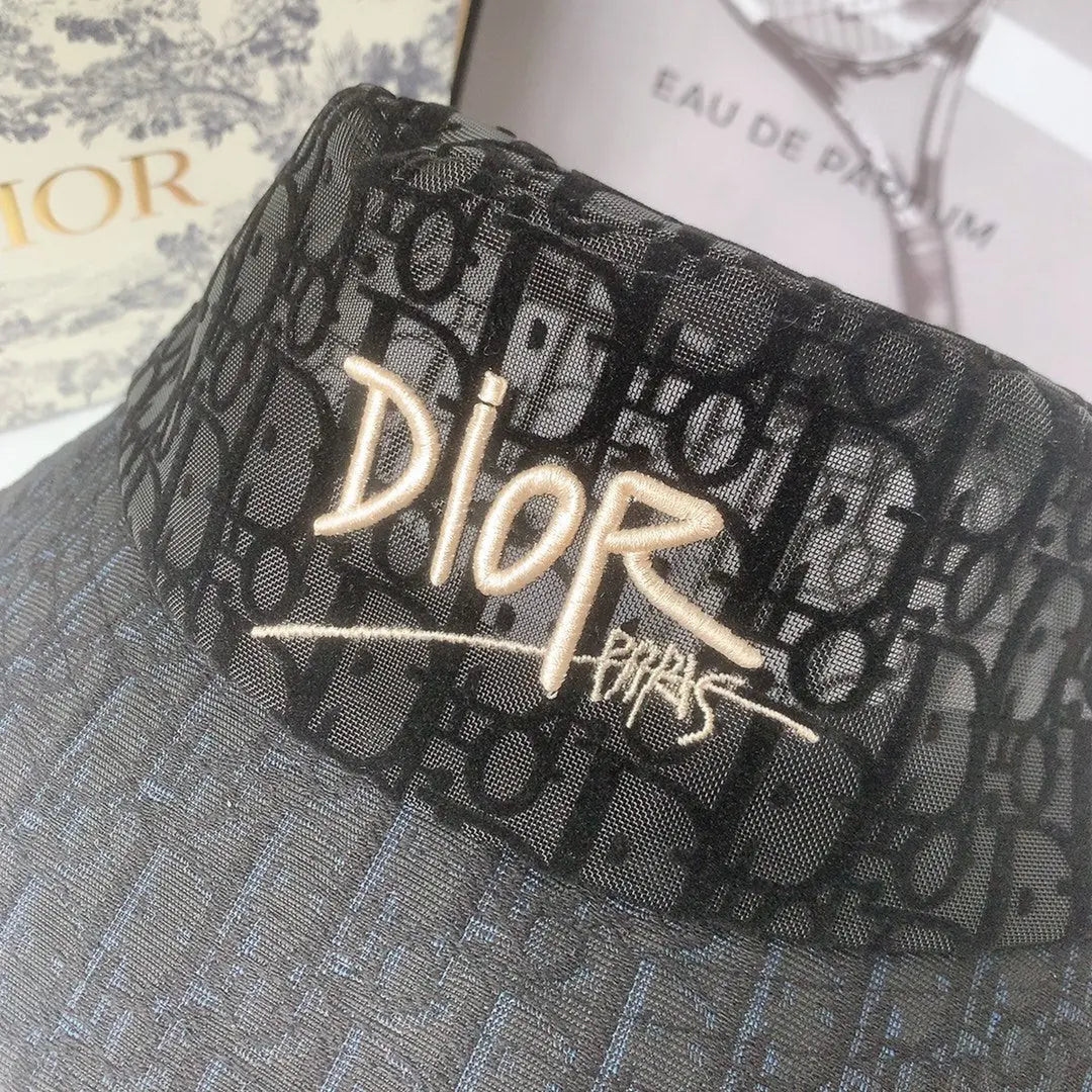 Classic Vintage Lace Flocked Bucket Hat-s2 mysite