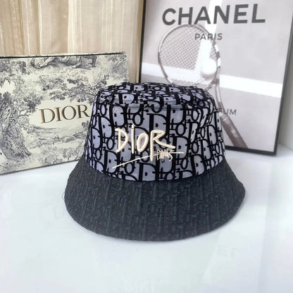 Classic Vintage Lace Flocked Bucket Hat-s2 mysite
