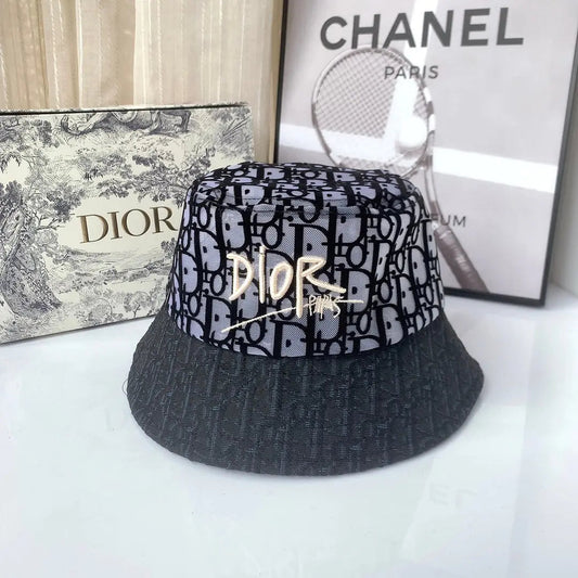 Classic Vintage Lace Flocked Bucket Hat-s2 mysite