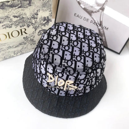 Classic Vintage Lace Flocked Bucket Hat-s2 mysite