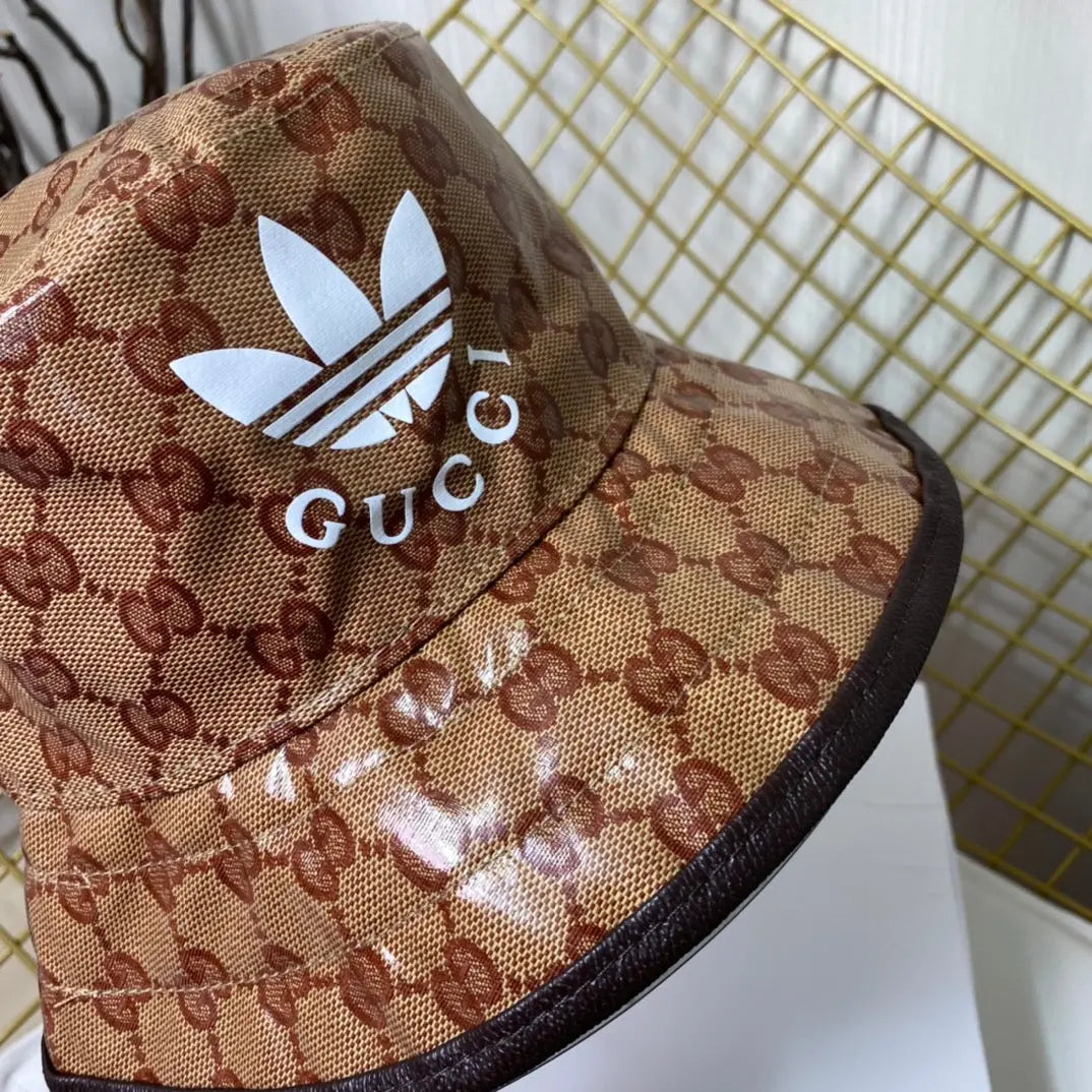 Classic Crystal Canvas Trefoil Bucket Hat-s2 mysite