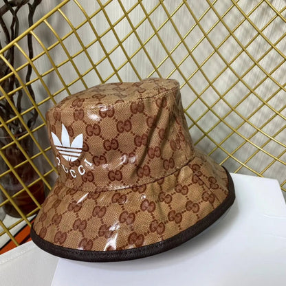 Classic Crystal Canvas Trefoil Bucket Hat-s2 mysite