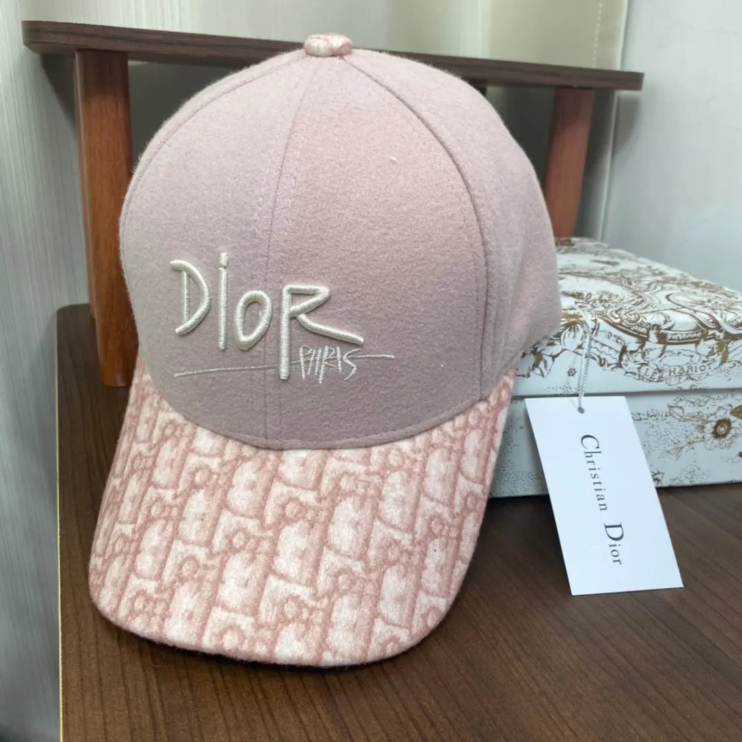 Vintage Oblique Wool Baseball Cap | Luxury Designer Hat-s2 mysite