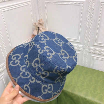 Classic GG Monogram Vintage Canvas Bucket Hat for Men & Women-s2 mysite