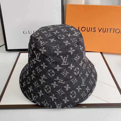 Luxury Monogram Denim Bucket Hat-s2 mysite