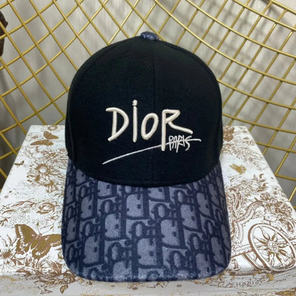 Vintage Oblique Wool Baseball Cap | Luxury Designer Hat-s2 mysite