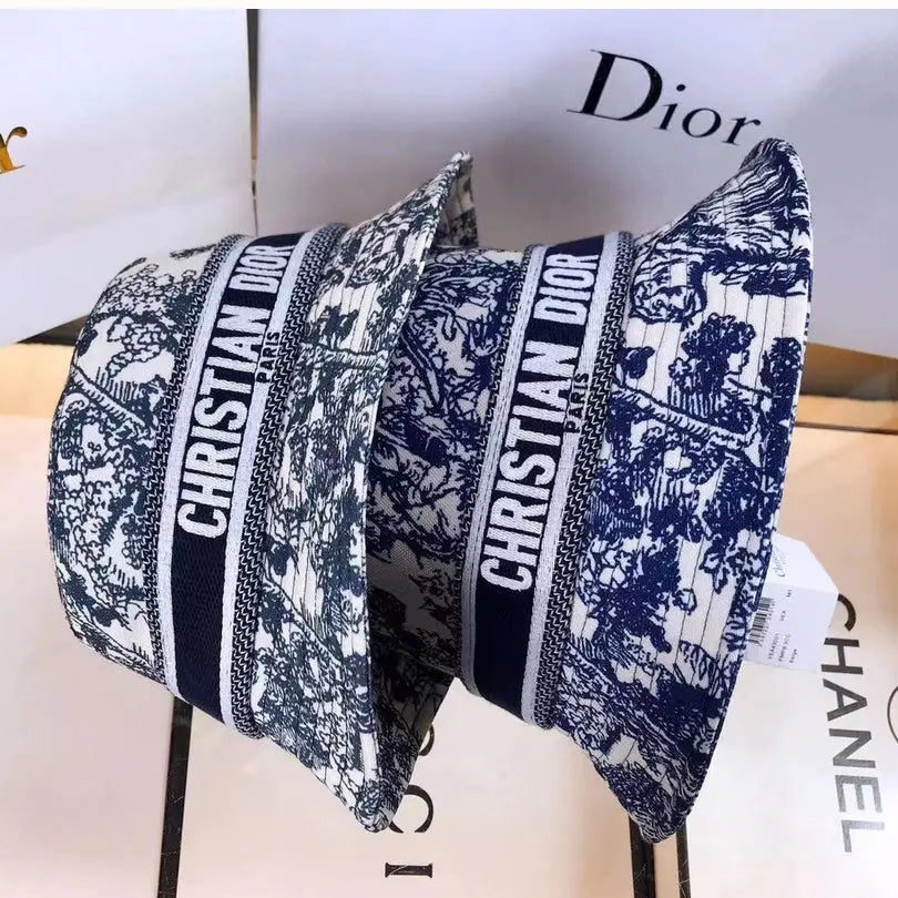 Classic Vintage Toile de Jouy Bucket Hat | Luxury Designer Hat-s2 mysite