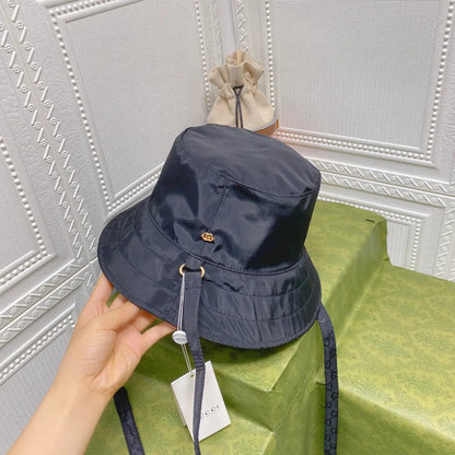 Classic GG Monogram Double-Sided Strap Bucket Hat-s2 mysite