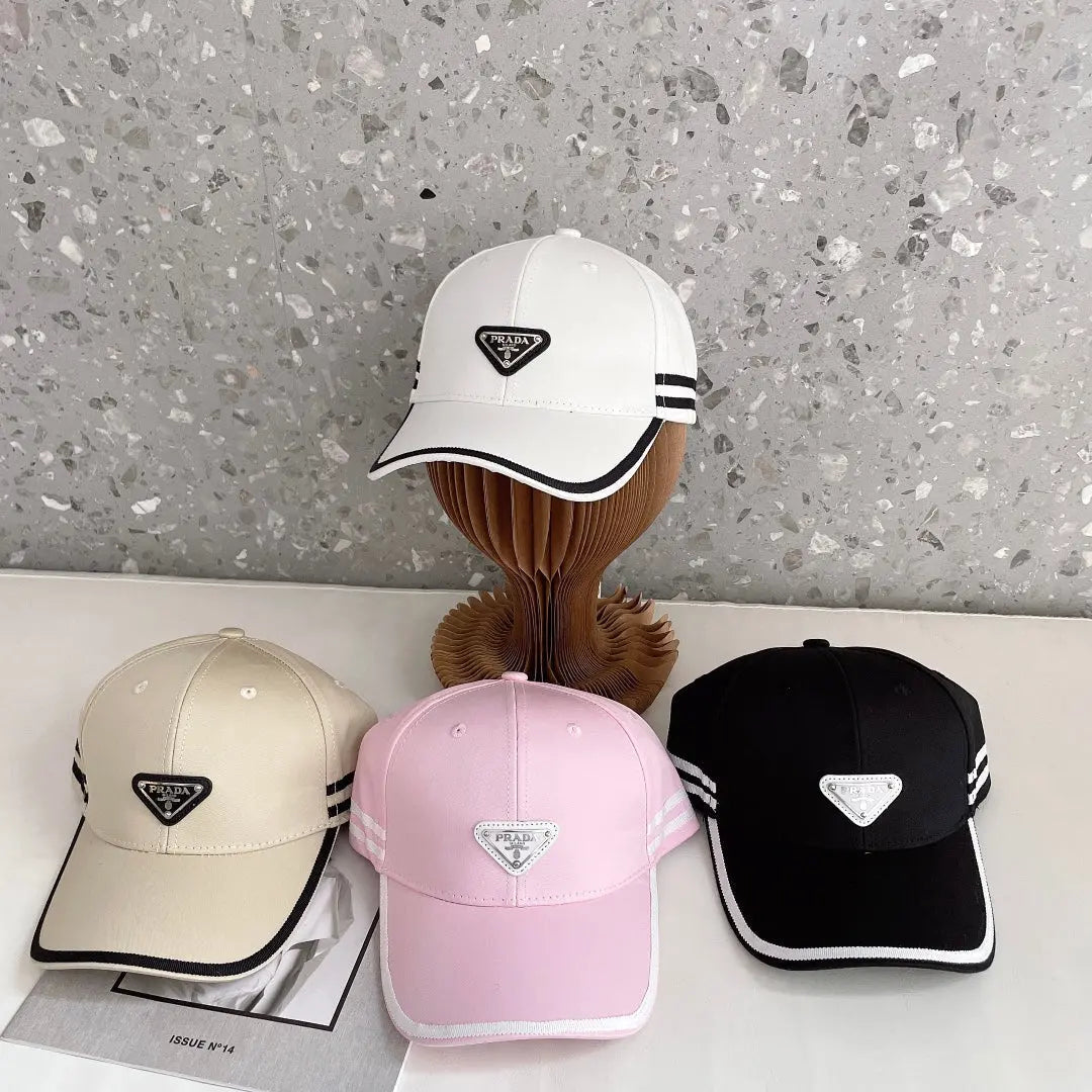 Fashion Triangle Logo Baseball Cap | Luxury Designer Cotton Hat-s2 mysite