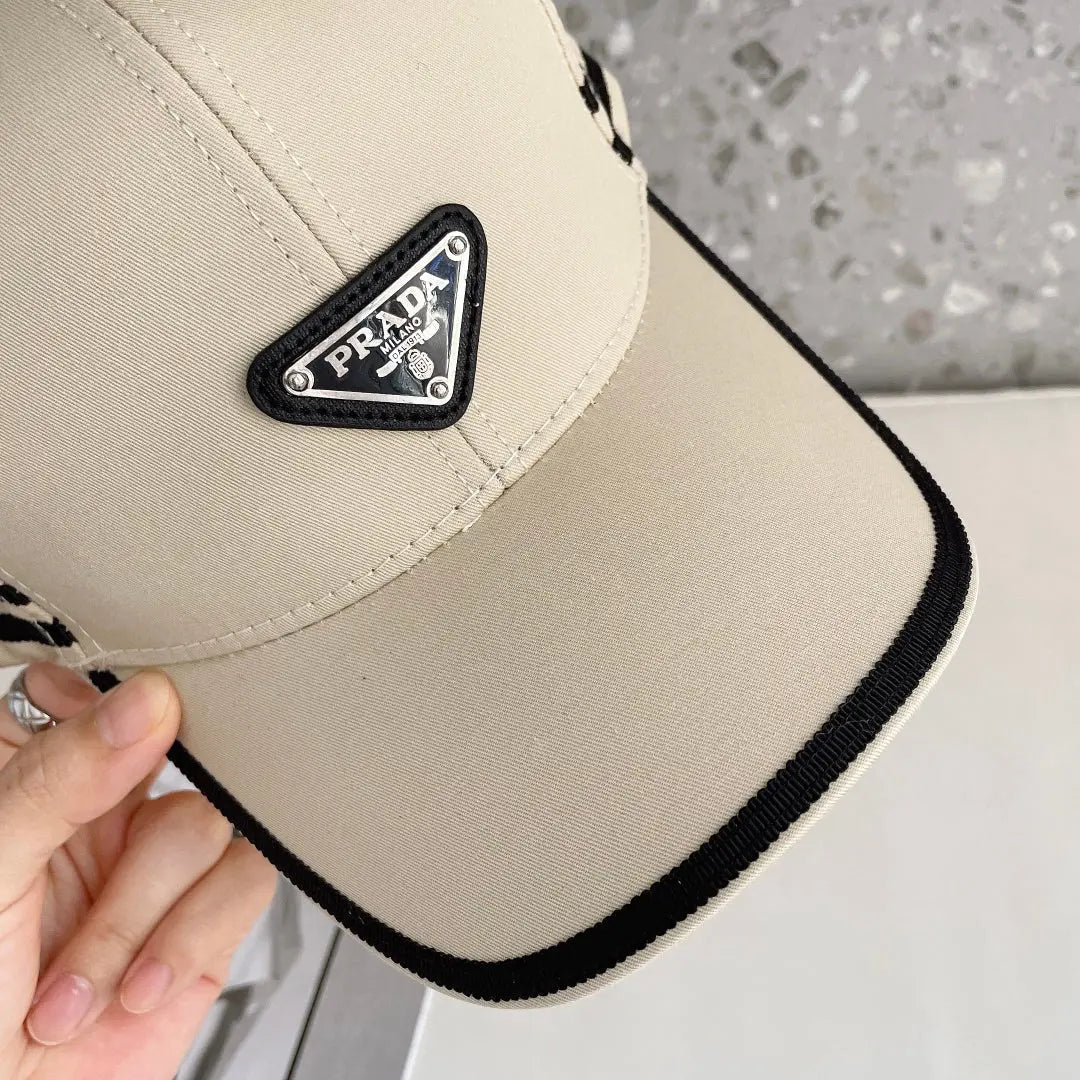 Fashion Triangle Logo Baseball Cap | Luxury Designer Cotton Hat-s2 mysite
