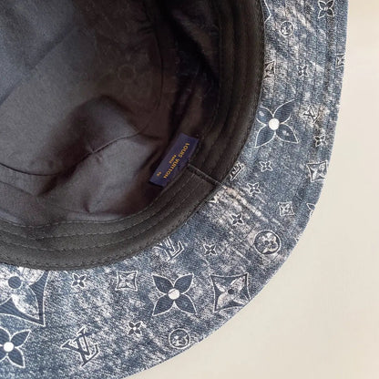 Luxury Monogram Embroidered Bucket Hat-s2 mysite
