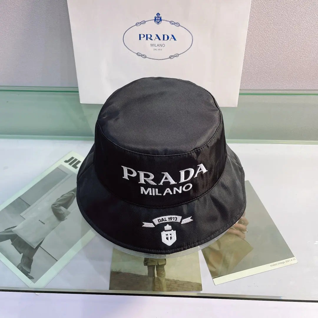 FashionEmbroidered Bucket Hat | Luxury Designer Cotton Bucket Hat-s2 mysite