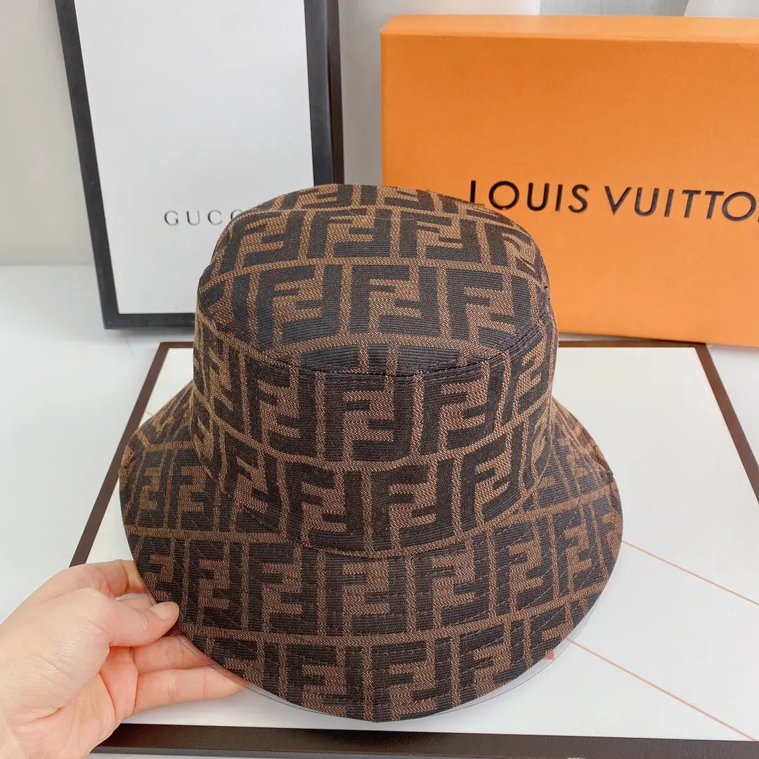 Luxury FF Monogram Bucket Hat | Luxury Designer Zucca Hat-s2 mysite