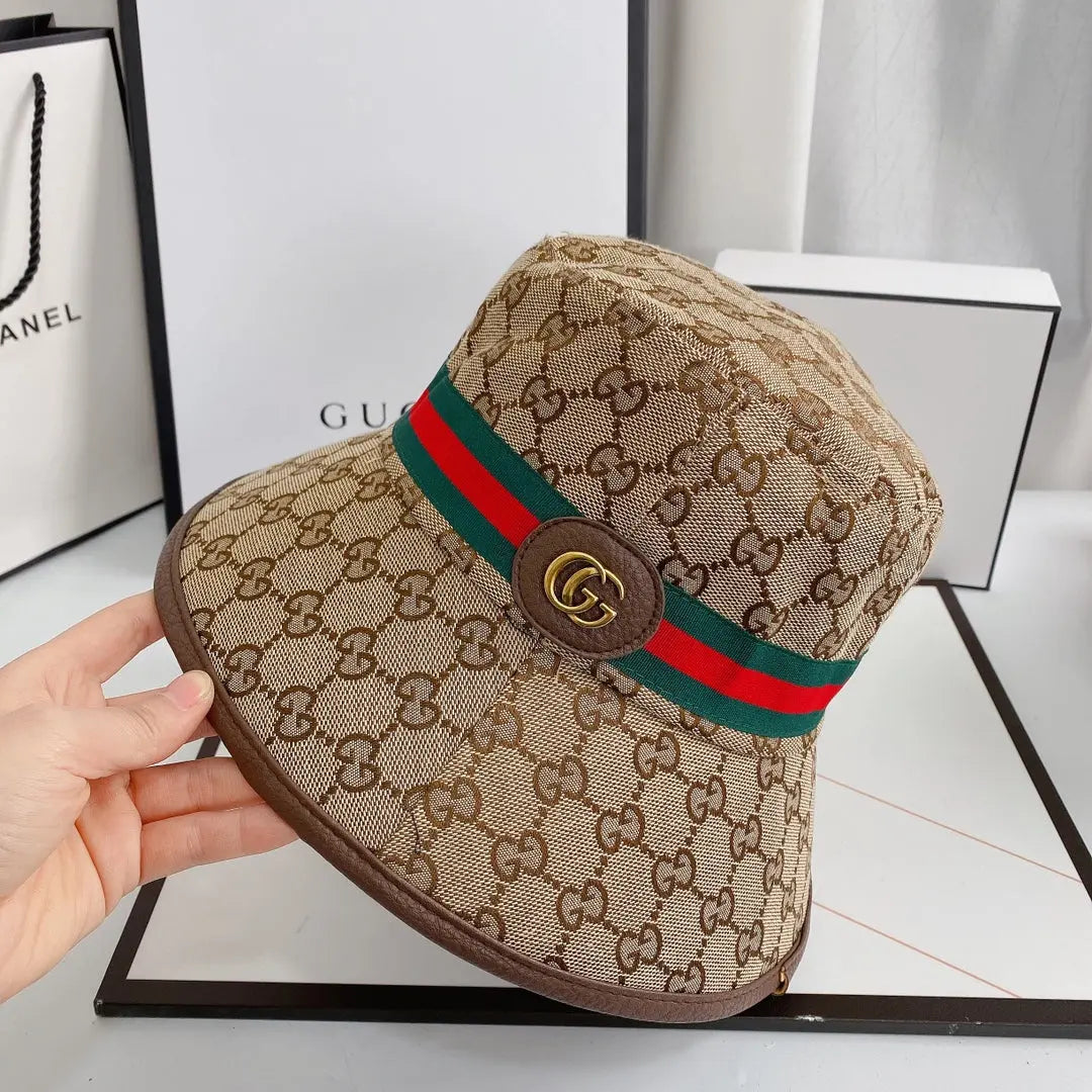 Classic GG Supreme Web Stripe Bucket Hat | Luxury Designer Hat-s2 mysite