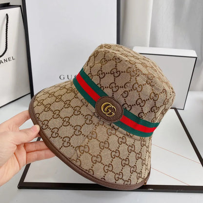 Classic GG Supreme Web Stripe Bucket Hat | Luxury Designer Hat-s2 mysite
