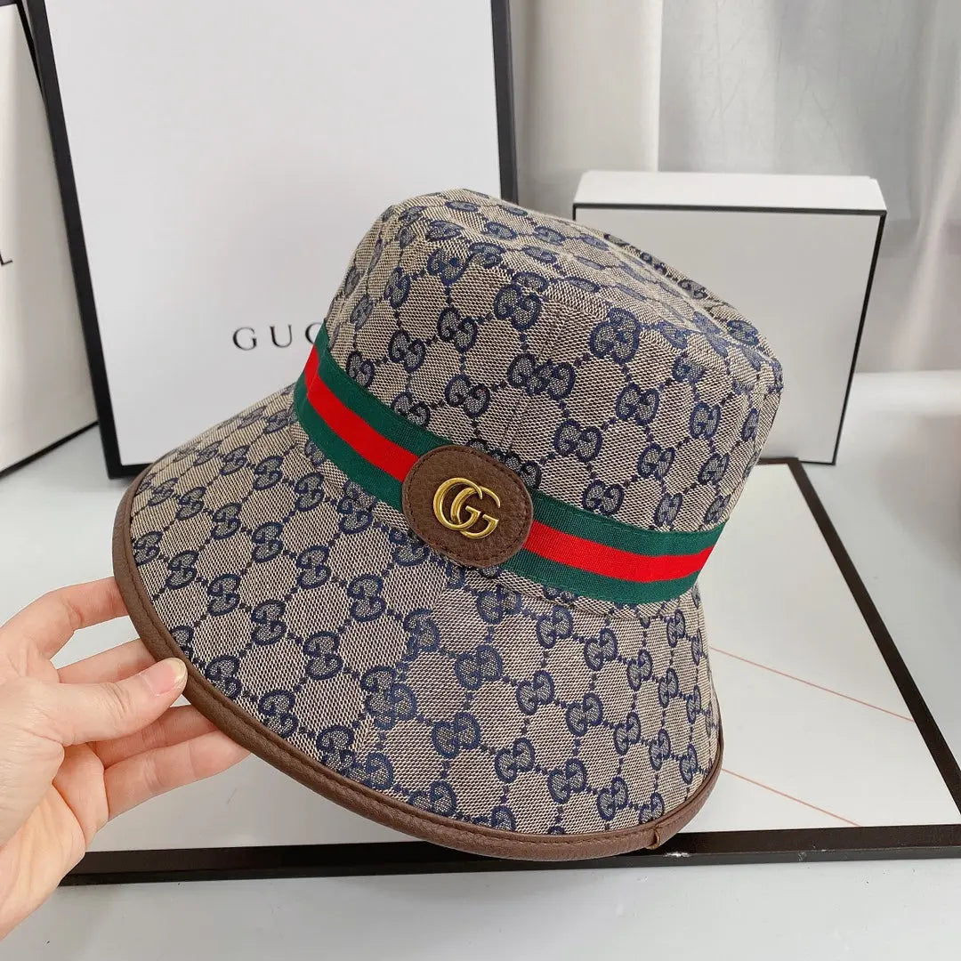 Classic GG Supreme Web Stripe Bucket Hat | Luxury Designer Hat-s2 mysite